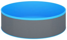 vidaXL Πισίνα Υπέργεια 350 x 90 εκ. Γκρι