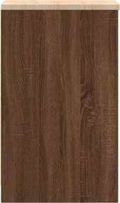 vidaXL ντουλάπι αποθήκευσης γκαράζ 30x51x85 εκ μασίφ ξύλο πεύκο