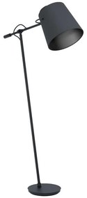 Φωτιστικό Δαπέδου 39867 Granadillos E27/1 Black Eglo Steel,Fabric