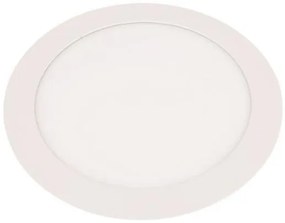 Χωνευτό Φωτιστικό Slim Φ17 12W 3000K Αλουμίνιο Λευκό 145-68614 Eurolamp-145-68614-Λευκό 145-68614