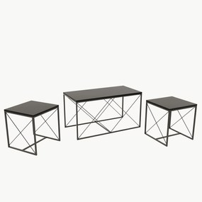 Coffee Table Set Defne - Anthracite Anthracite
Black