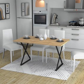 ΤΡΑΠΕΖΙ BETTE MEGAPAP ΧΡΩΜΑ SONOMA - ΑΝΘΡΑΚΙ 140X80X76ΕΚ.