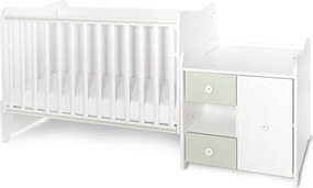 BED MINI MAX NEW 190/72 COLOUR WHITE/MILKY GREEN