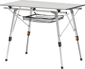 VEVOR Folding Portable Camping Table Aluminum Outdoor Picnic Table Mesh Layer