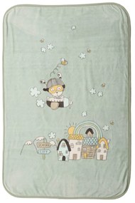 Κουβέρτα Βελουτέ Κούνιας (100x140) Nef-Nef Homeware Baby In The City