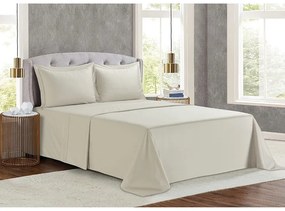 Σετ Σεντόνια Βαμβακοσατέν Υπέρδιπλα 245x270 Monaco Taupe 000000002594