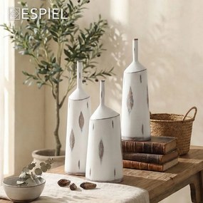 ΒΑΖΟ ΑΝΑΓΛ. ΛΕΥΚΟ ΠΟΛΥΡΕΖ. 19.5 x 19.5 x 42.5ΕΚ