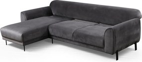 Corner Sofa-Bed Image Corner Left ( Chl-3R ) - Anthracite Anthracite