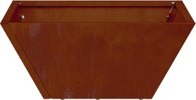 vidaXL Γλάστρα Κήπου Σκ rusty 35 x 35 x 15 εκ.