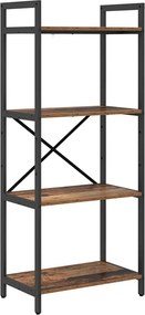 vidaXL Ράφι Βιβλίων 4 επιπέδων 56 x 34 x 133,5 εκ Επεξεργασμένο Ξύλο