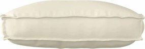 vidaXL Μαξιλάρι Κρεμ 70 x 40 x 12 cm Ύφασμα Όξφορντ