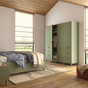 Ντουλάπα Andi-Πράσινο-Μήκος: 190εκ