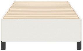 vidaXL Κρεβάτι Κρεμ 80x200 εκ από Υφασμάτινη Καραβόπανο