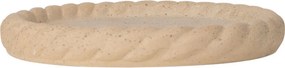 Δίσκος Διακόσμησης (Φ15.7x2) Estia Clayra Rib Ivory 09-50450
