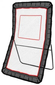 VEVOR Lacrosse Rebounder for Backyard, 4x7 Ft Volleyball Bounce Back Net, Pitchback Throwback Baseball Softball Return Training Screen, Adjustable Angle Shooting Practice Training Wall with Target