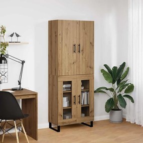 vidaXL Highboard 2 pcs Artisan Oak 69,5 x 34 x 180 εκ.