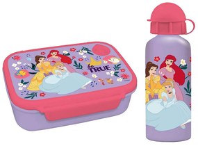 Φαγητοδοχείο 800ml & Παγούρι 500ml Must Princess 000564405
