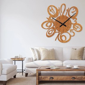 Ρολόι τοίχου  εσωτερικού χώρου ξύλινο clock5 - Clock5-Όρεγκον, 1mx1m