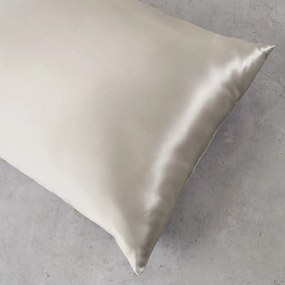 Μαξιλαροθήκη Μεταξωτή Silk Sleep Beige Ρυθμός 50Χ70 Μετάξι