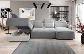 Γωνιακός καναπές Morello XL-Xaki-Αριστερή