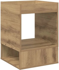 vidaXL End Table 2 pcs Artisan Oak 40 x 40 x 56 εκ. Επεξεργασμένο ξύλο