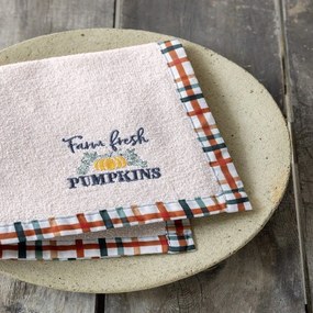 Πετσέτα Κουζίνας Fresh Pumpikns Multi Nima 40x40cm 100% Cotton