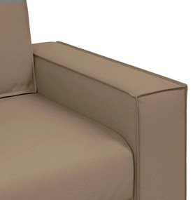 vidaXL Καναπές 120cm Καπουτσίνο ύφασμα