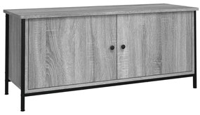 vidaXL Έπιπλο Τηλεόρασης με Πόρτες Γκρι Sonoma 102x35x45 εκ Επεξ. Ξύλο