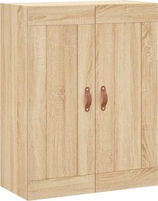 vidaXL Ντουλάπι Sonoma δρυς 69,5 x 34 x 180 εκ. από Επεξεργασμένο Ξύλο