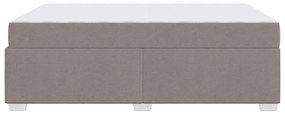 vidaXL Σκελετός Κρεβατιού Taupe 140 x 200 cm ύφασμα
