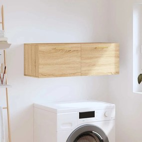 vidaXL Ντουλάπι Τοίχου Sonoma Δρυς 100 x 36,5 x 35 εκ. Επεξεργ. Ξύλο