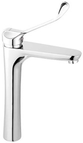 Μπαταρία Νιπτήρος Υψηλή Για ΑΜΕΑ Algeo Square BAQM2L Chrome Ferro Μέταλλο