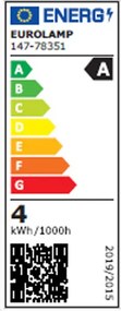 Λάμπα LED Eurolamp E27/4W/3000K/840Lm 147-78351