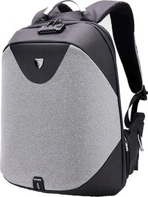 Arctic Hunter B00208-DG Τσάντα Πλάτης, με θήκη laptop, αδιάβροχη, γκρι