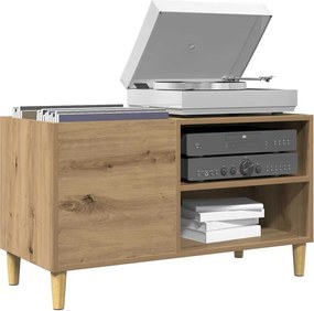 ντουλάπι δίσκων vidaXL Δρυς τεχνίτης 84,5x38x48 cm Κατασκευασμένο ξύλο