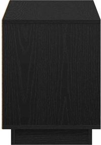 vidaXL Ντουλάπι TV 102 x 35 x 45 εκ. Μαύρη Οξυά Επεξεργασμένο Ξύλο