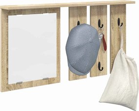 vidaXL Τοίχου Κρεμάστρα Sonoma Δρυς 85 x 10 x 45 εκ.