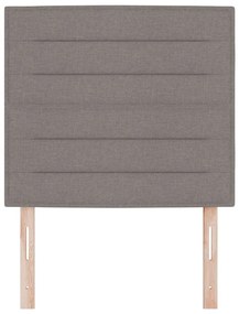 vidaXL Κεφαλάρι με κεφαλάρι Taupe 100 cm ύφασμα