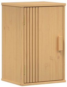 vidaXL Ντουλάπι Αποθήκευσης Μπάνιου 35x30x55 εκ από Μασίφ Ξύλο Πεύκου