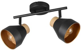 Φωτιστικό Οροφής - Σποτ Valentin R81922032 32x11x21cm 2xE14 10W Black RL Lighting