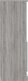 vidaXL Ντουλάπι Γκρι Sonoma 60x35,5x103,5 εκ. από Επεξεργασμένο Ξύλο