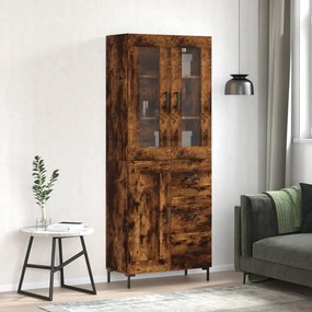 VidaXL Ντουλάπι Καπνιστή Δρυς 69,5x34x180 εκ. από Επεξεργασμένο Ξύλο