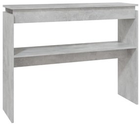 vidaXL Τραπεζάκι Κονσόλα Γκρι Σκυρ. 102 x 30 x 80 εκ. από Επεξ. Ξύλο