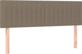vidaXL Κεφαλάρια Ύφασμα 144x5x78/88 εκ. Taupe