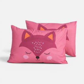 Παιδική Μαξιλαροθήκη (52x72) Nef-Nef Homeware Junior Happy Fox
