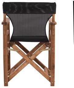 Καρέκλα Σκηνοθέτη ΛΗΜΝΟΣ C10368.05 Καρυδί με Textilene Μαύρο 57x54x88.5 εκ. 57x54x88.5 εκ.
