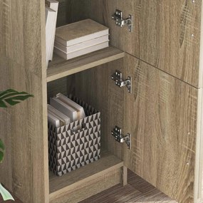 vidaXL Γραφείο 2 pcs Δρύς Sonoma