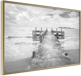 Αφίσα - Old Pier - 45x30 - Χρυσό - Χωρίς πασπαρτού