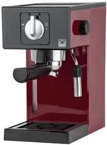 BRIEL μηχανή espresso A1, 1000W, 20 bar, μπορντό, 10 χρόνια εγγύηση