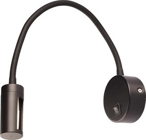 Σποτ Μονόφωτο LED Aca Alis SF126LEDSB Black